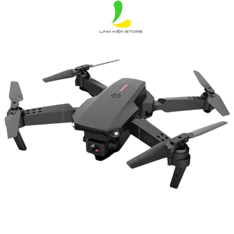 Flycam mini E88 E88 Pro - Thiết bị bay giá rẻ có camera HD định vị thông minh và dung lượng pin khủng