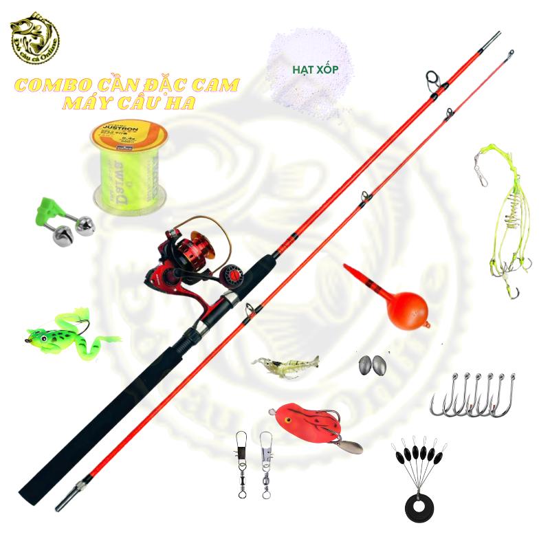 Combo Cần Đặc Cam+ Máy Câu HA Màu Đỏ Hàng Chất Lượng Có Đủ Sz Cho Anh Em Lựa Chọn Quà Khủng Bắt Cá Fishing Câu Cá