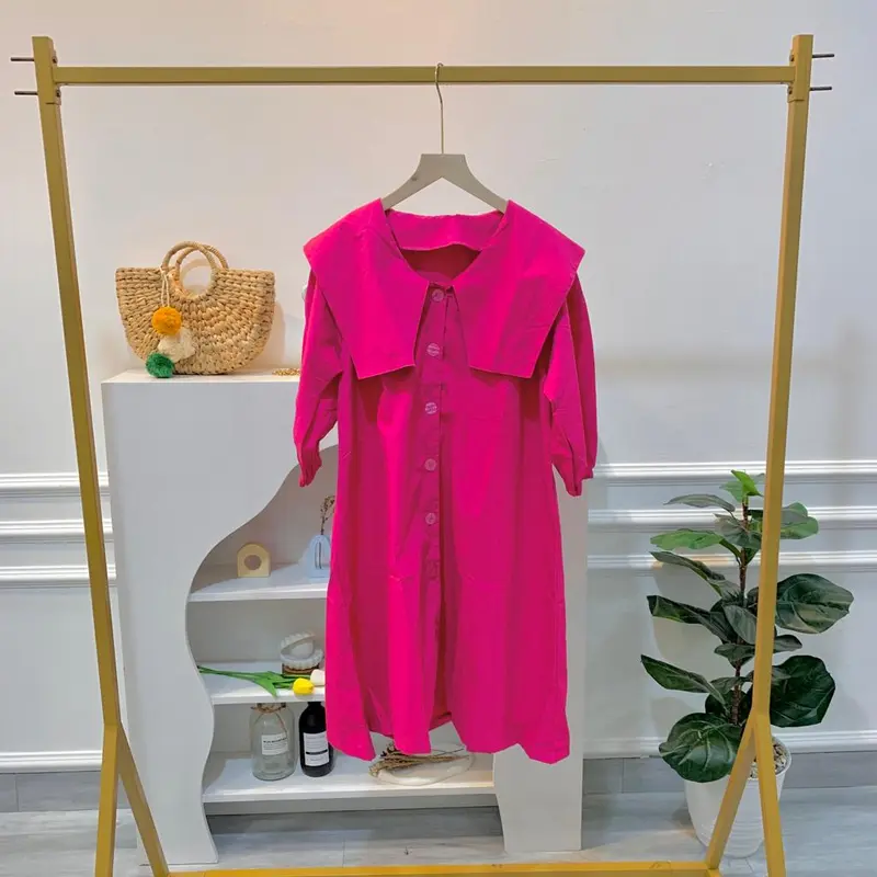 Dress Poplin Sailor Button 8331 AV - Ghaudens 7