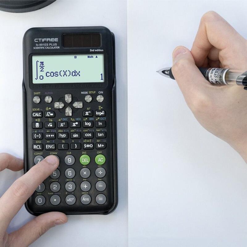 Product Introduction of homeh Creative Portable 991ES Plus-2nd Edition Scientific Calculator with Protective Case Student Stationery Function Calculato 417 Function Mathematics Study Tool 9