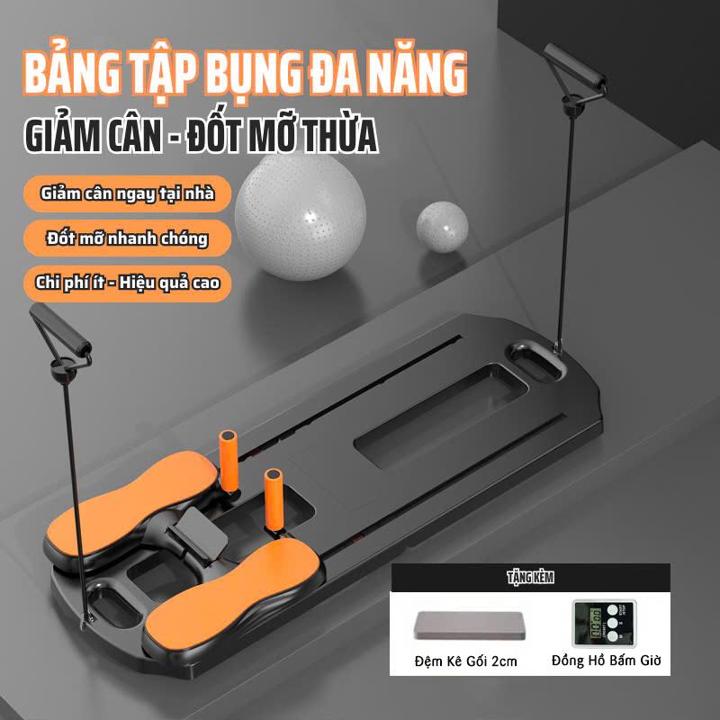 Bảng Tập Bụng Đa Năng Thế Hệ Mới 2025 - Giảm Cân Đốt Mỡ Thừa [TẶNG] Đệm Kê Gối 2cm + Đồng Hồ Bấm Giờ