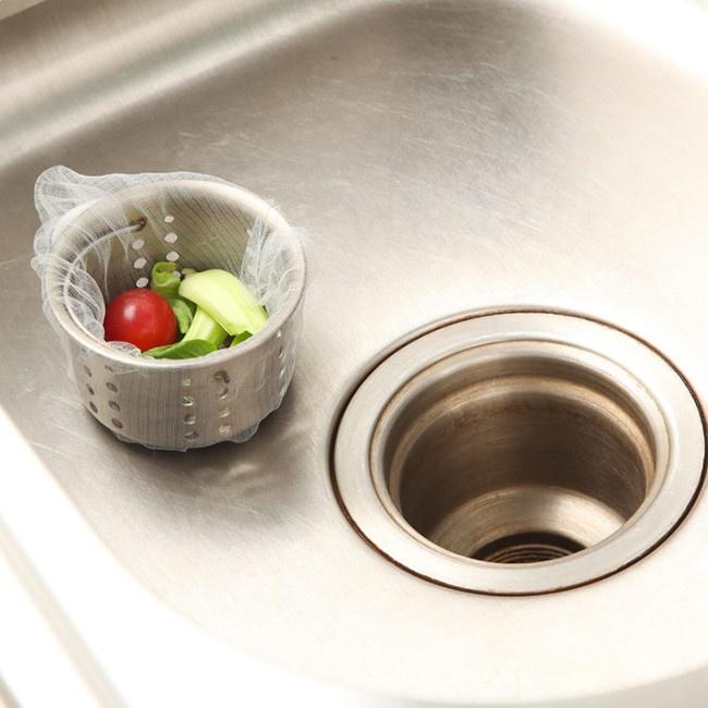 COMBO 300 Túi Lọc Rác Bồn Rửa Túi Lưới Lọc Rác Thông Minh Cho Bồn Rửa Chén Bát - Hàng Có Chun BBShop Kitchen 2