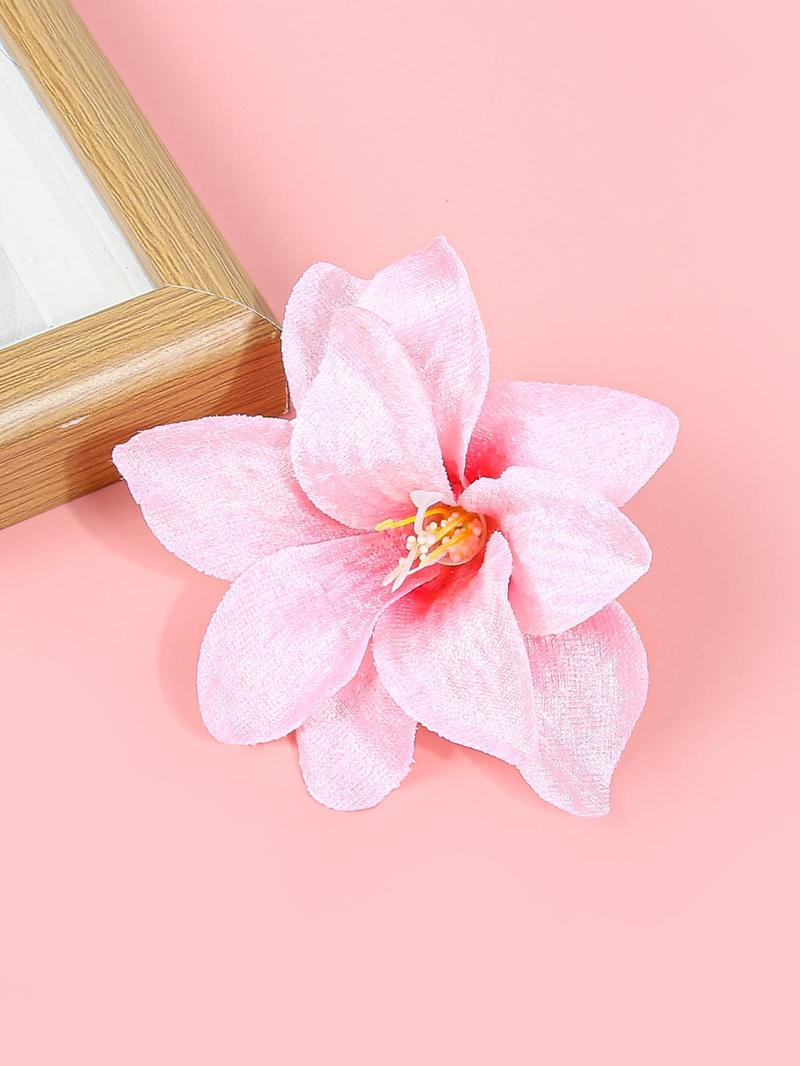 Product Introduction of Flower Design Hair Clip, Colorful Hair Accessories for Women & Girls, Minimalist Headwear Suitable for Thick Hair, Fashion Hair Accessories for Party, Daily Clothing Decor, Barrettes 7