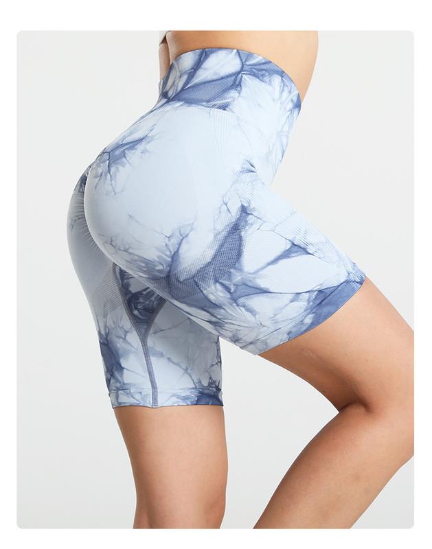 Product Introduction of Quần Đùi Tập Yoga Nhuộm Cà Vạt Hàng Mới Về 2024 Quần Tập Thể Dục Thể Thao Ngoài Trời Cho Nữ Quần Tập Yoga Cạp Cao Co Giãn Bó Sát Nâng Hông, Dành Cho Nữ 69