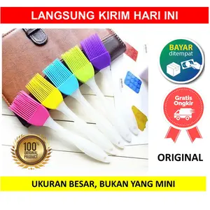 Kuas Silikon Silicone Brush Mentega Barbeque Bumbu Dapur Masak Roti Kue Cake BBQ Oles Minyak Butter