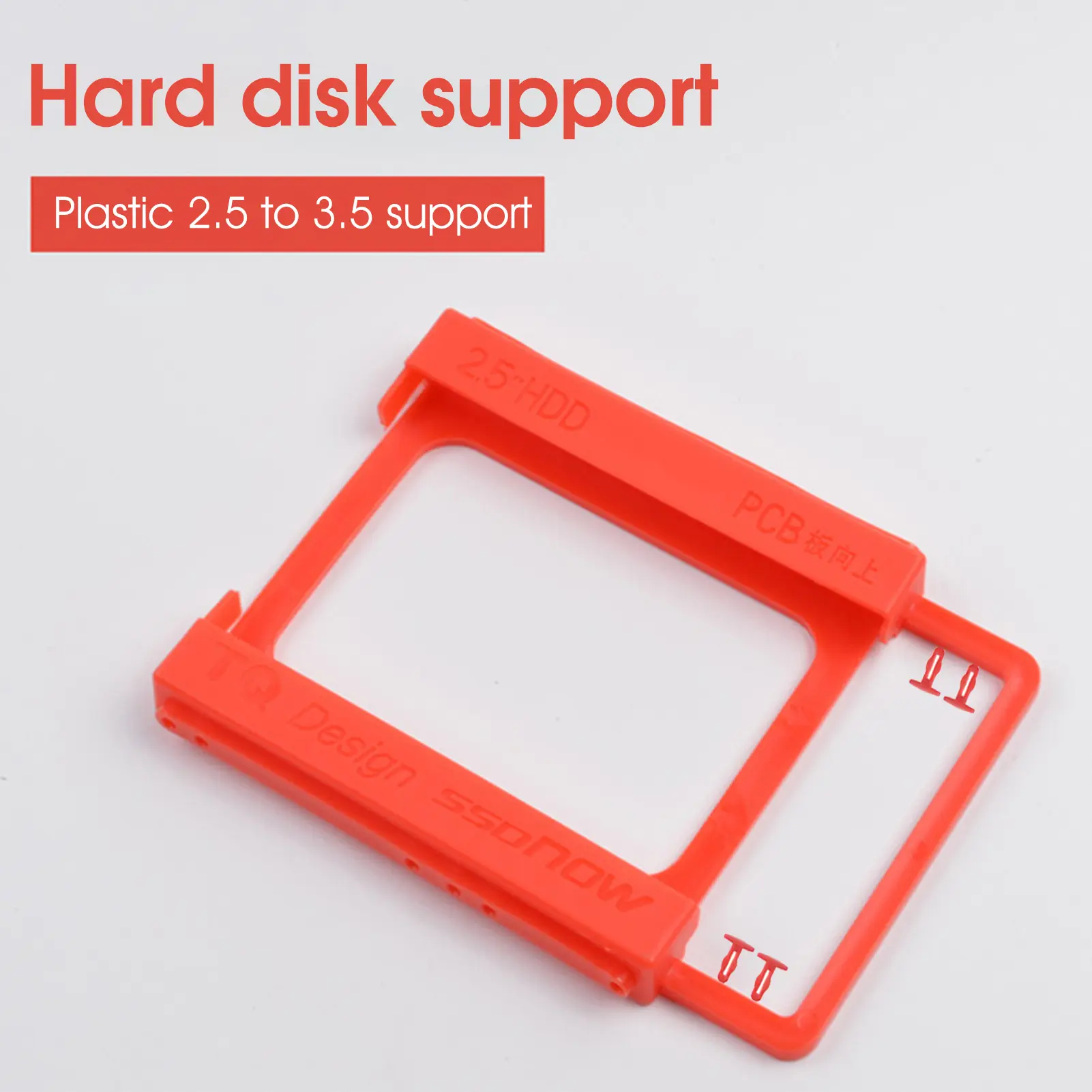 Hard Disk Stand Good Hardness Anti-cracking Professional 2.5 Inch to 3.5 Inch SSD Adapter Bracket for Desktop