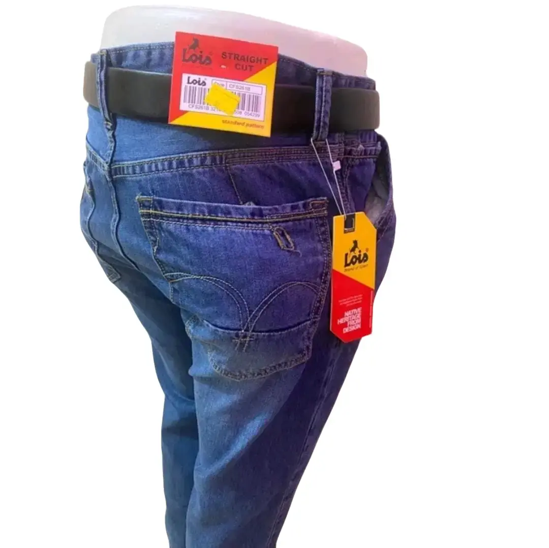 celana jeans lois panjang terbaru reguler bisa cod Denim Nyaman Stretch Pria Slim Fit