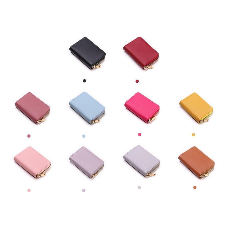 FreeHummingbird #  PU Function 24 Bits Card Case Business Card Holder Men Women Credit Passport Card Bag ID Passport Card Wallet 2