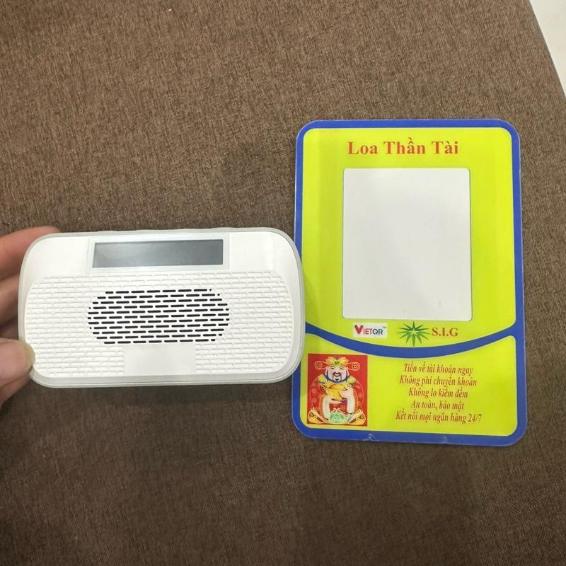 Loa ting ting thần tài- 4G/wifi đọc biến động số tiền tài khoản.loa add được 2 stk ngân hàng khác nhau.vietinbank,vietcombank,bidv,Mb bank,techcombank,tp bank 1