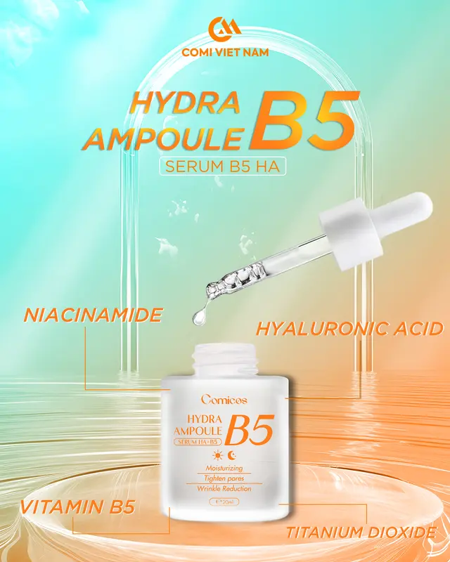 [Mua 1 Được 3 UPSIZE] Combo Peel Collagen Comi 4K(75Ml) + Serum B5 HA(20Ml) + Kem Face Huyết Yến Bakuchiol(20G) - Dưỡng trắng, Cấp ẩm, Giảm Thâm Nám. Skincare 3