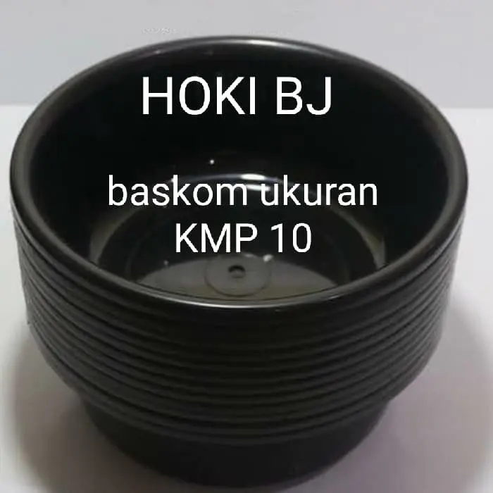 Baskom Plastik Hitam KMP 10 / Besek / Baskom Serbaguna