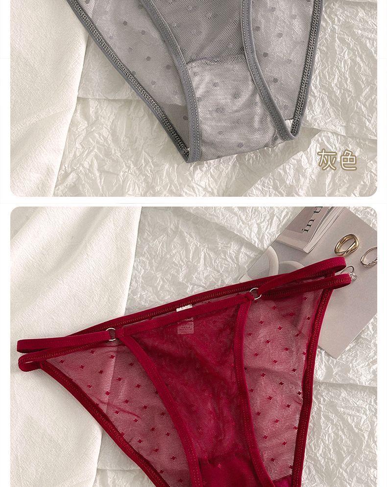 Product Introduction of spandex shorts women 2025 Hot Selling High Slit Lace Underwear Women Summer Thin Sheer Cotton Crotch 21