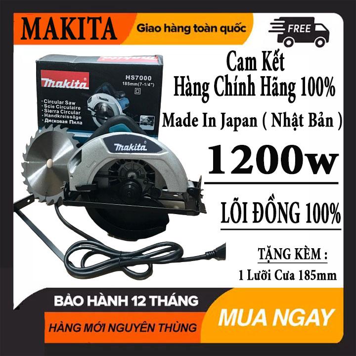 Máy Cưa Đĩa Makita - Máy Cưa Gỗ Makita - Máy Cắt Gỗ - Máy Cắt Đĩa Tặng Kèm 1 Lưỡi Cưa 185mm