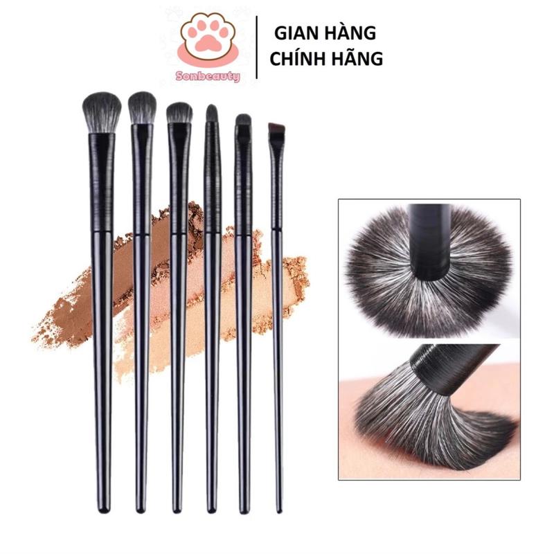 Set 6 cọ Trang Điểm Mắt Loại Đẹp SONBEAUTY Mascara Cosmetic Nữ Women Mỹ Phẩm