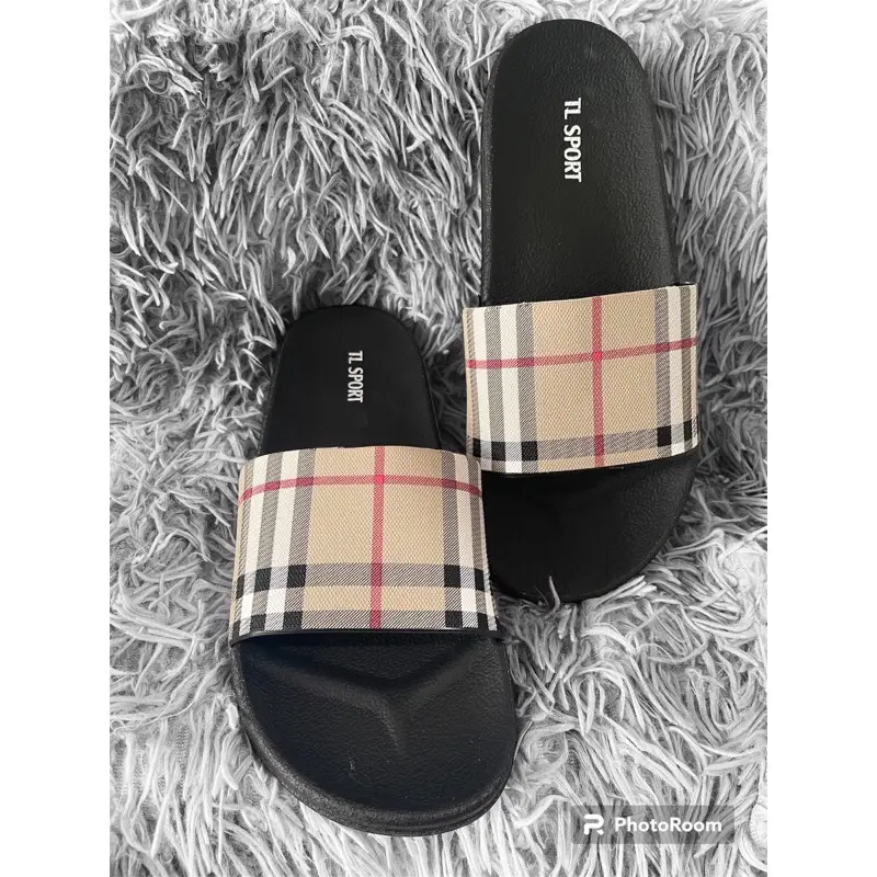 Dép quai ngang nam nữ đủ size BBR thời trang bền đẹp giá rẻ tận kho phù hợp mọi lứa tuổi DéP Cao Su Đế Bằng Slipper Nhung Jean cho bbg lê kẻ caro sọc chủ mưu