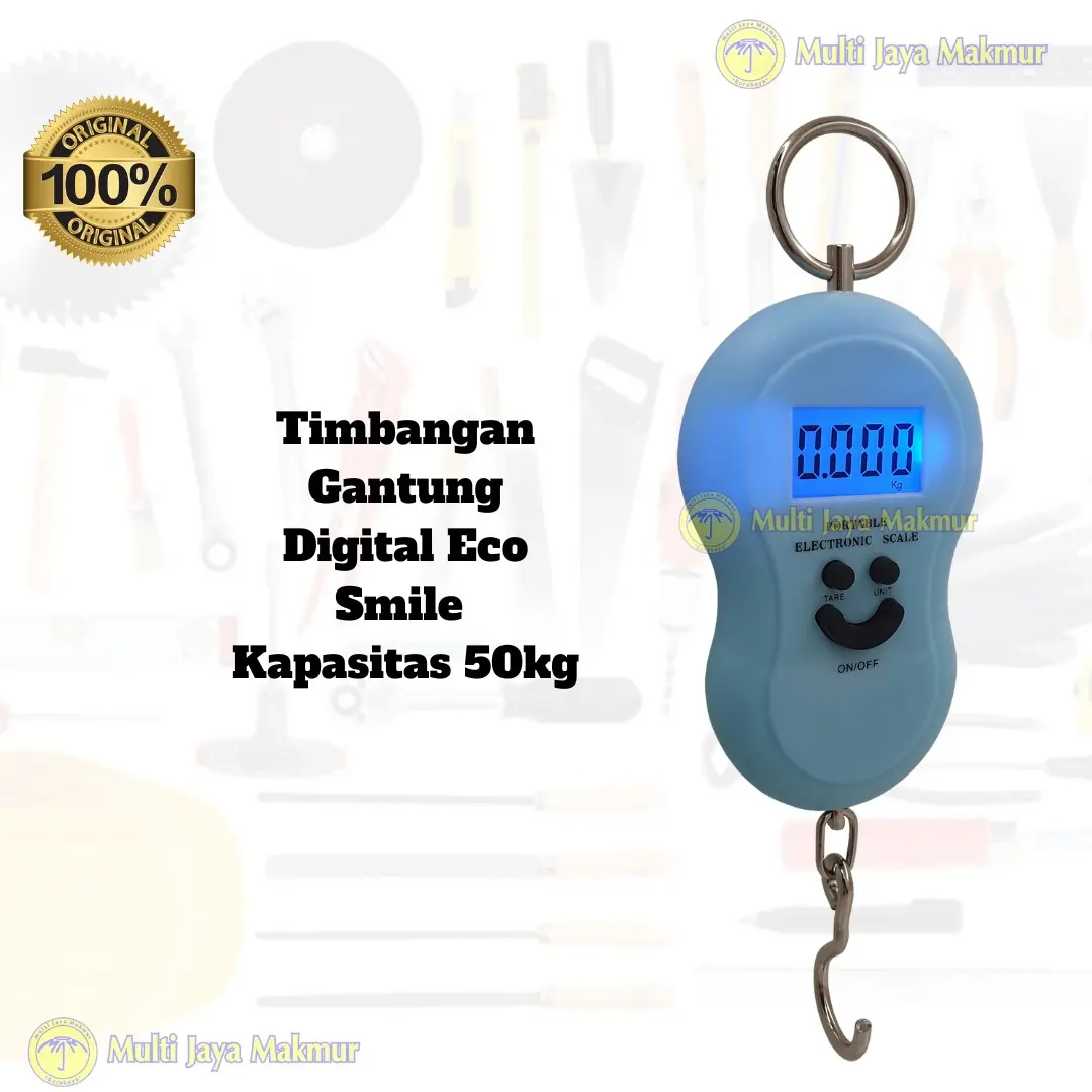 Timbangan Digital Gantung Smile 50Kg Portable Electronic Scale Eco