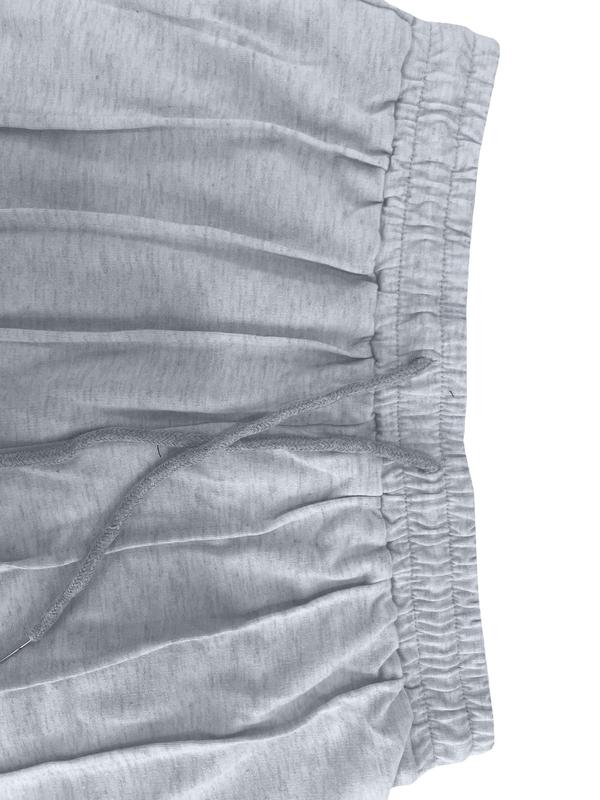 Women's Plain Plicated Drawstring Waist Straight Leg Pants, Casual Comfy Elastic Waist Pocket Trousers for Daily Wear, Vibrant Pants Women, Ladies Bottoms for All Seasons, Trousers for Women, Wide Legged Pants 8