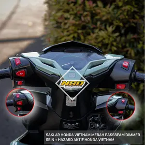 Saklar Vietnam Tombol Saklar Vietnam Merah Sein Hazard Pass Beam Honda Vario Beat Lengkap