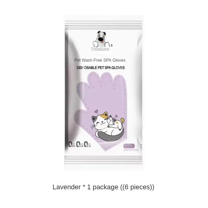 Product Introduction of Pet Disposable Gloves  Cat and Dog Wet Wipes  Special Bath-free Dry Cleaning Artifact Cleaning Supplies Deodorizing Wet Wipes cat  bath 4