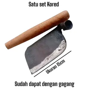 Peralatan kebu cungkir pemotong rumput besar & gagangnya kored alat pemangkas rumput  alat kebun