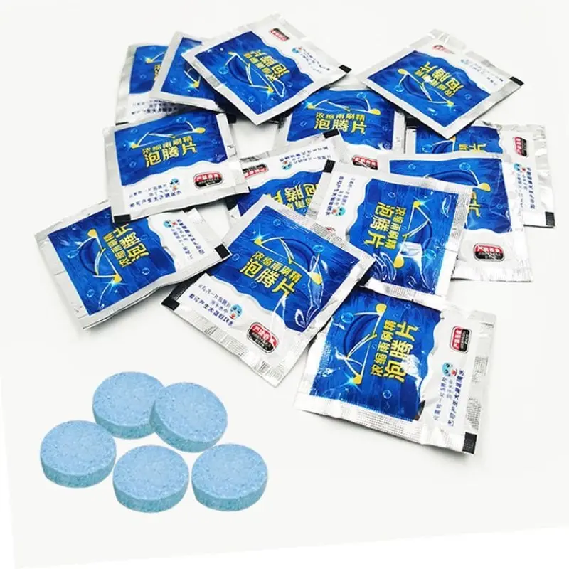 Viên Sủi Rửa Kính Xe Ô Tô - Làm Sạch Vết Bẩn Trên Kính - 1 Viên = 4 Lít