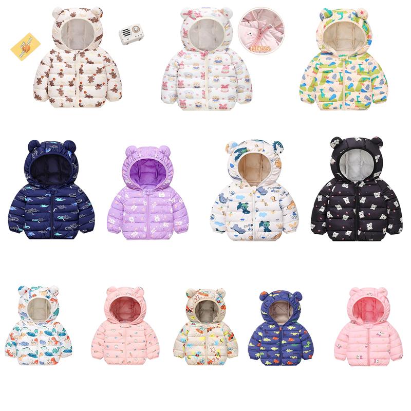 mới mẫu ÁO PHAO TAI GẤU SIÊU NHẸ cho bé trai/be gái (8-21kg) - Hàng QC L1 có thể gấp gọn trong balo cho bé-khoác trần bông áo  phao baby Cotton Len