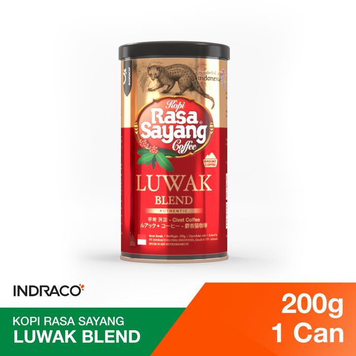 Gambar Rasa Sayang Luwak Blend 200g Can dari INDRACO Store Kab. Gresik Tokopedia