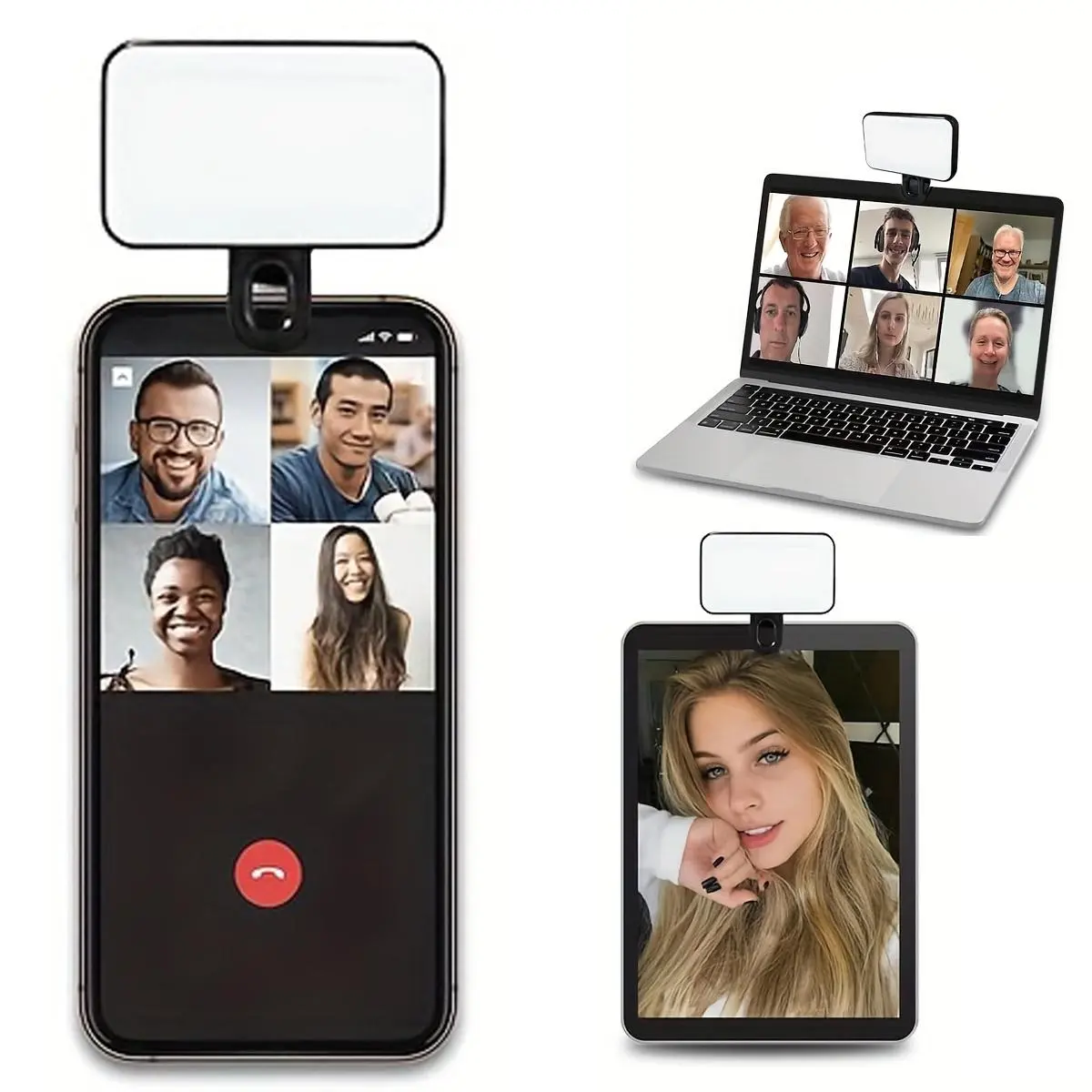 Portable Mini Clip-on Fill Light, 1 Box Multipurpose Selfie Fill Light, Universal Selfie Accessories for Phone & Computer, Phone Accessories, Traveling Gadgets, Electronic Gadgets