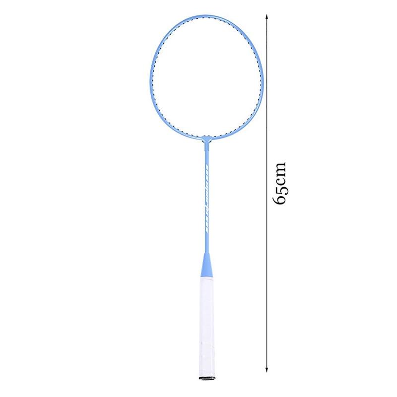 Product Introduction of Durable Soft Handle Badminton Rackets Macaron Color High Resilience Double Racquet Set Sports Equipment with 3 Shuttlecocks Badminton Set Couples 14