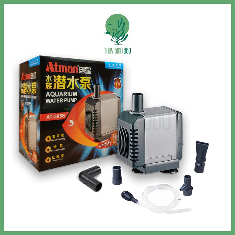 Máy Bơm Bể Cá Atman AT 301s/302s/303s/304s/305s/306s - Máy Bơm Nước Hồ Cá Siêu Êm