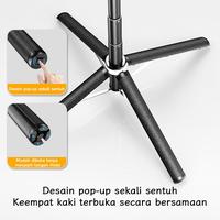 Gambar TOOREA U66 175CM Tongsis Tripod Bluetooth Selfie Stick Remote Tripod 4 Kaki Tripod Tongsis Aluminium Alloy Tongsis Kamera DSLR Tongsis Dengan 1/4 Adaptor - U66 dari TOOREA.ID Kota Administrasi Jakarta Barat 3 Tokopedia