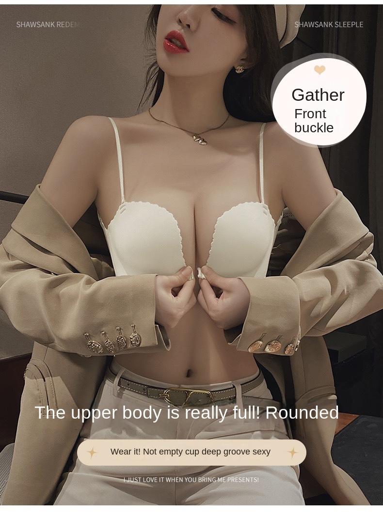 Product Introduction of Áo Ngực Không Dây, Thời Trang, Khóa Trước, Liền Mạch, Lưng Đẹp Gợi Cảm, Ngực Nhỏ Đẩy Lên, Lớn Và Thoải Mái, Áo Ngực Đồ Lót Nữ 3