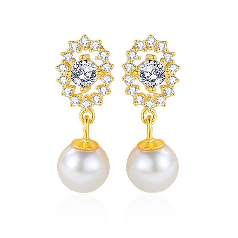 Product Introduction of S925 Silver Pearl Earrings, Fashion Accessories 7