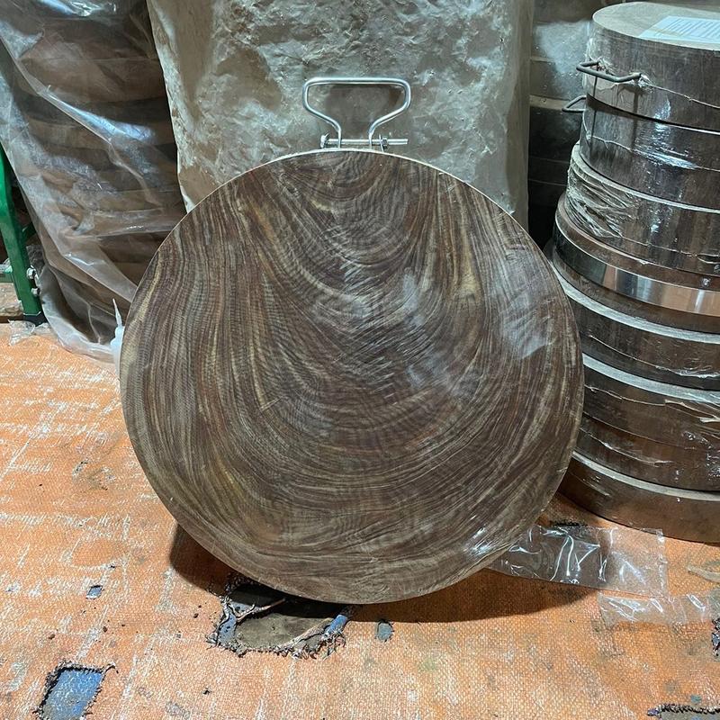 Thớt Nghiến 39 DÀY 6CM +Tặng 1 ĐAI INOX