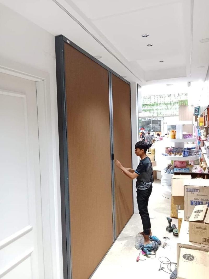 Product Introduction of Cửa lưới chống muỗi Hoà Phát rèm ngăn lạnh điều hoà 100% polyester Funll Tone cao cấp 21