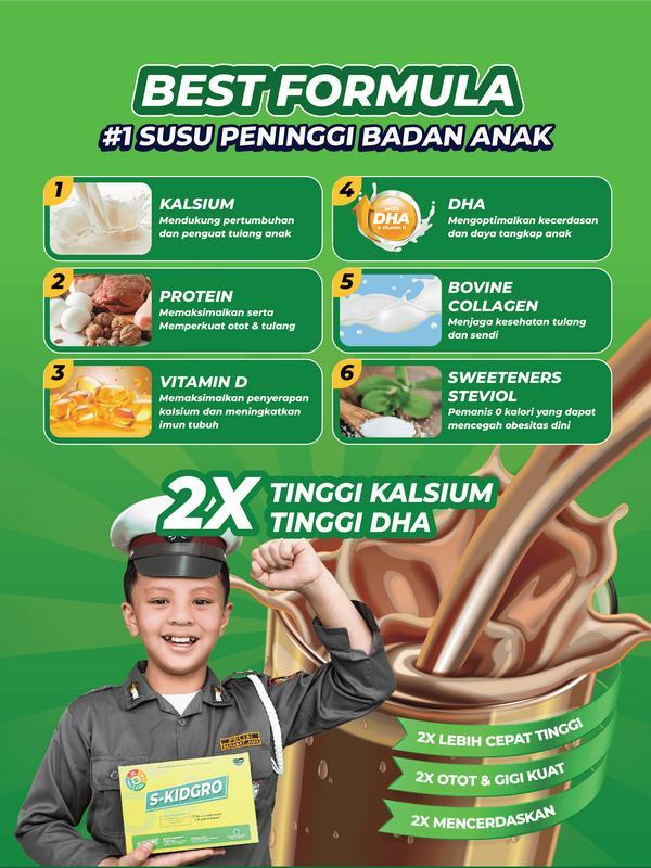 Product Introduction of S-KIDGRO Peninggi Badan Anak Terbaik - [ Promo Hemat 1 box isi 5 sachet] 0