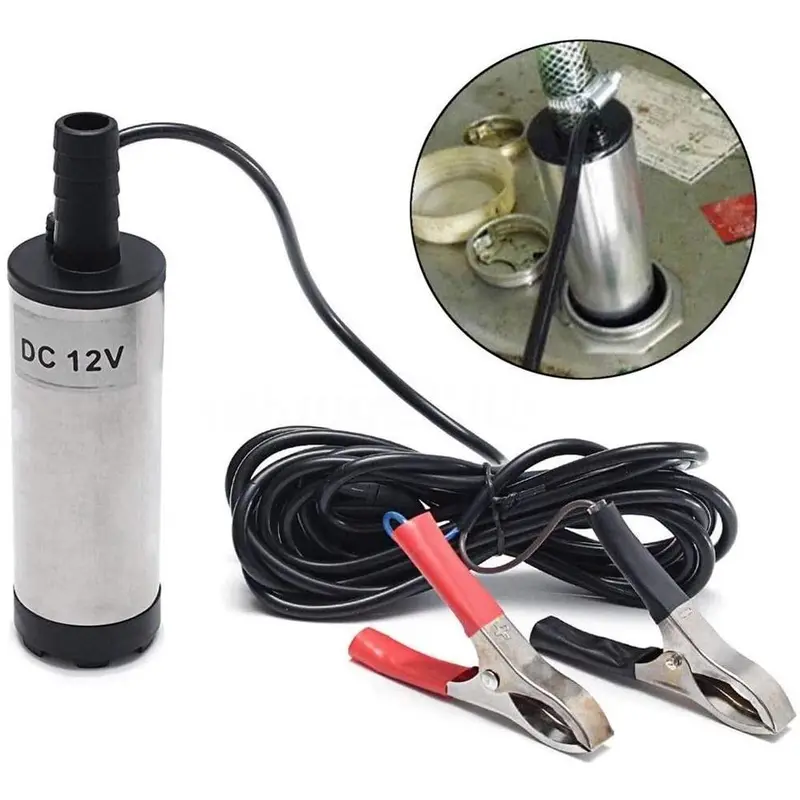 Electric Fuel Transfer Pump, 12V Electric Fuel Transfer Pump, Car Fuel Transfer Pump, Suitable for Diesel Pump, Automotive & Motorcycle Repair Tool, Heavy Duty, Parts 4