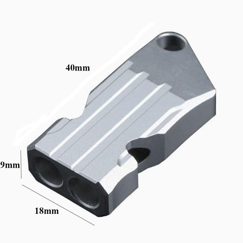 Product Introduction of High Quality Aluminum Alloy Loud Lightweight Whistle Multistyles High-decibel Camping Hiking Whistle Life-saving Portable Waterproof Whistle Outdoor EDC Tool 16