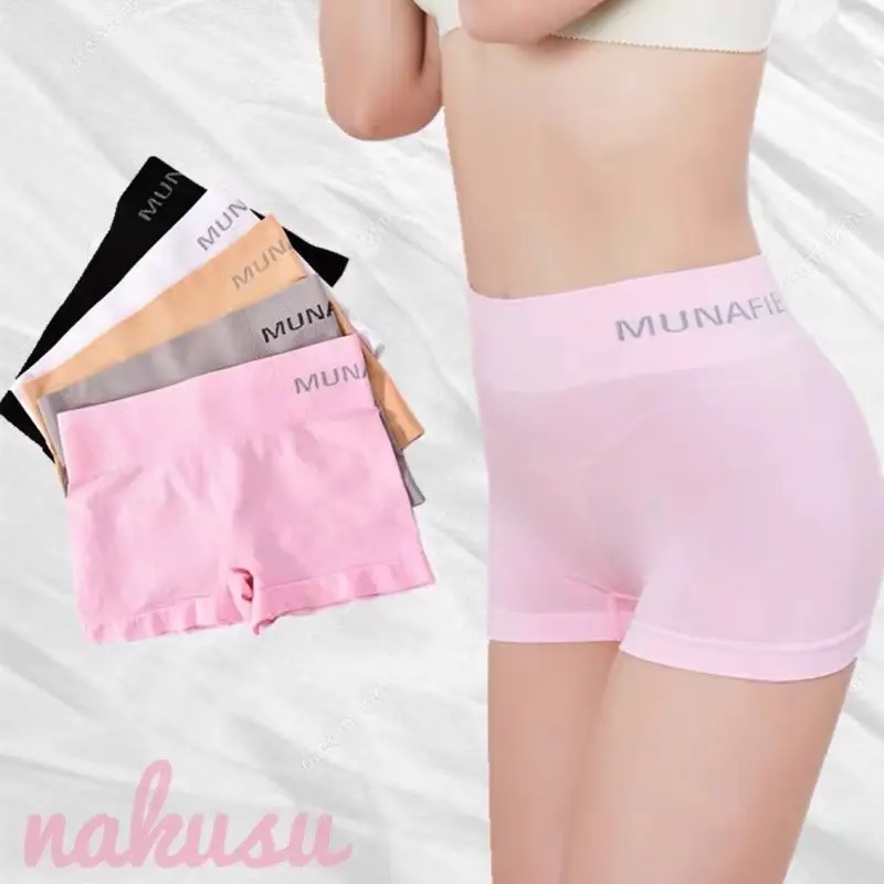 COD Seamless Cotton New Style Free Size Panty Cycling Underpants Boyleg For Women