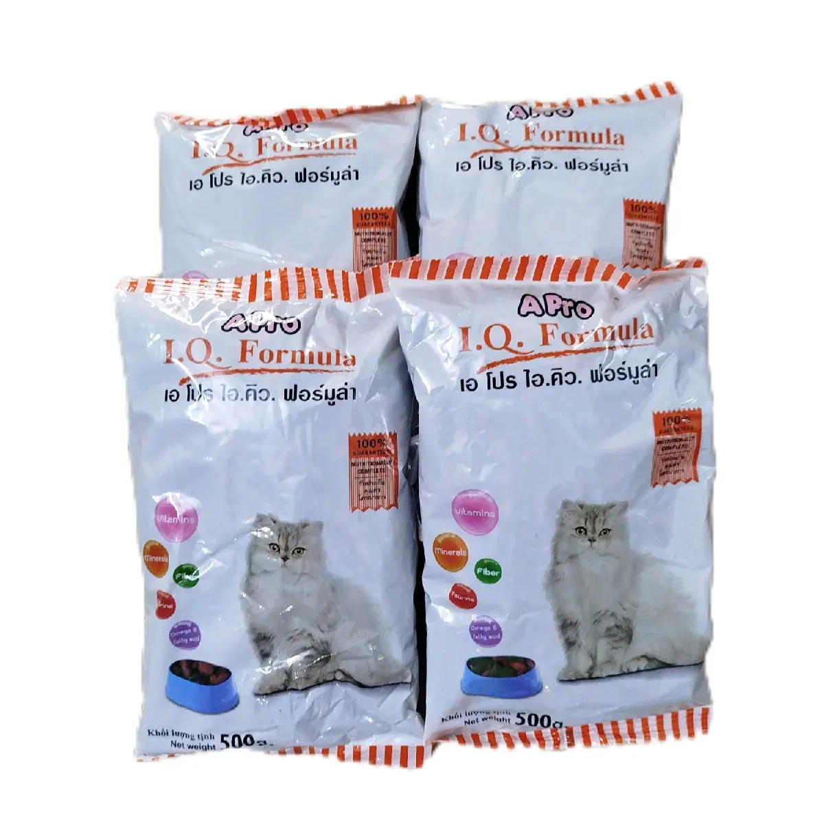 Thức ăn IQ 4 gói *500g cho mèo lớn - Giá hợp lý