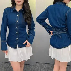 Missie - Madeline Kemeja Denim Slim Fit