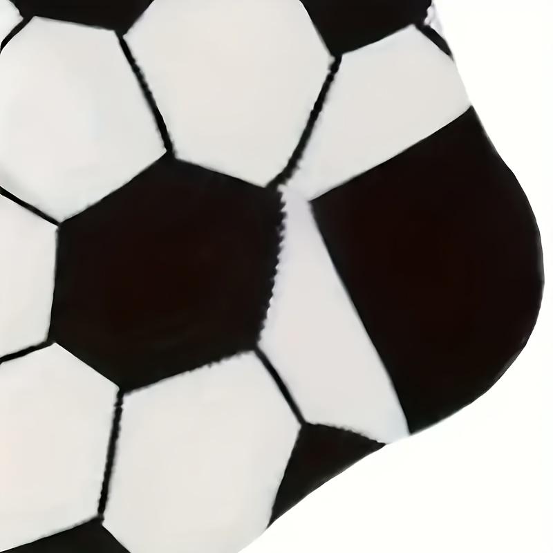 3 Pairs / 2 1 Pair Black and White Football Breathable Trendy Versatile Socks menswear 3