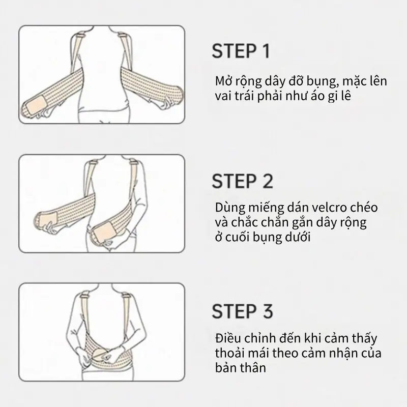 Đai Đỡ Bụng Bầu Thoải Mái Và Thoáng Khí Giảm Đau Lưng Đai Nâng Đỡ Bụng Bầu Giúp Mẹ Bầu Cảm Thấy Thoải Mái 7