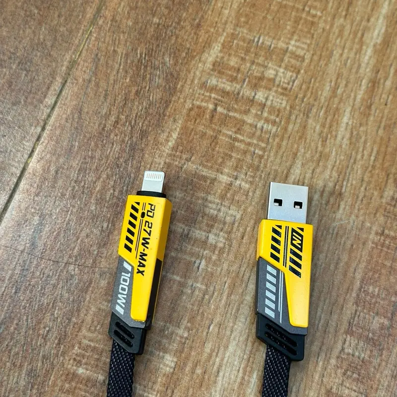 cáp sạc nhanh 4 in 1 vô cùng tiện lợi trên ô tô hay tại nhà giúp b sạc tất cả các dòng máy phổ thông hiện tại Usb Phụ Kiện Sạc Điện Thoại 2