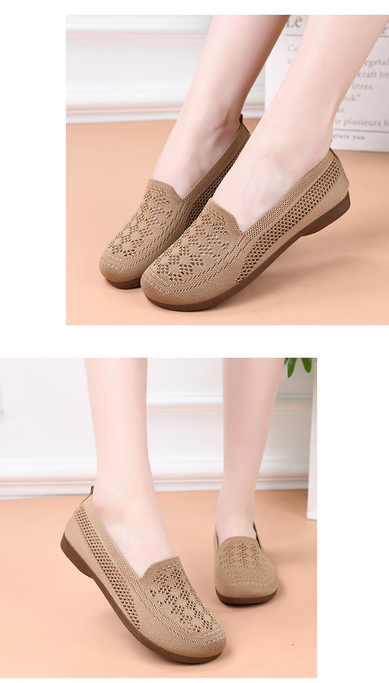 Product Introduction of Breathable Women's Shoes, Mesh Surface, Soft Sole, Low Cut Style, Casual Slippers, Suitable for Moms, Ready Stock Shoes 6