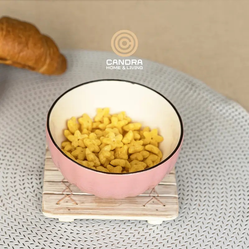 1 Pc Mangkok Keramik Model Labu / Pumpkin / Bowl Soup 4.5 inch - 11.5 cm 5