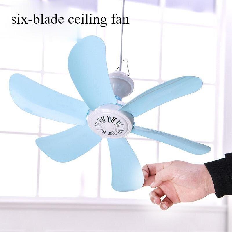 TTM Mini ceiling Fan small mosquito net 6 Blade Fan student dormitory micro Fan household electric Fan Fans
