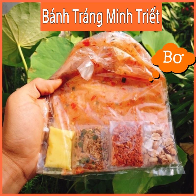 Combo 10 bịch Bánh tráng bơ tứ vị - Đặc sản Tây Ninh Food Cake