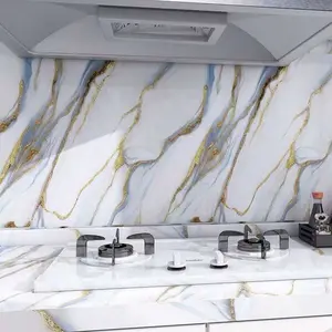 STIKER HPL TEBAL GLOSSY PREMIUM MOTIF SERAT KAYU MARMER PANJANG 3 METER X LEBAR 60 CM