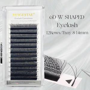 ขนตาปลอม 3D W Balance หนา 0.07 มม. ต่อขนตา แบบพัดลม หนาขึ้น